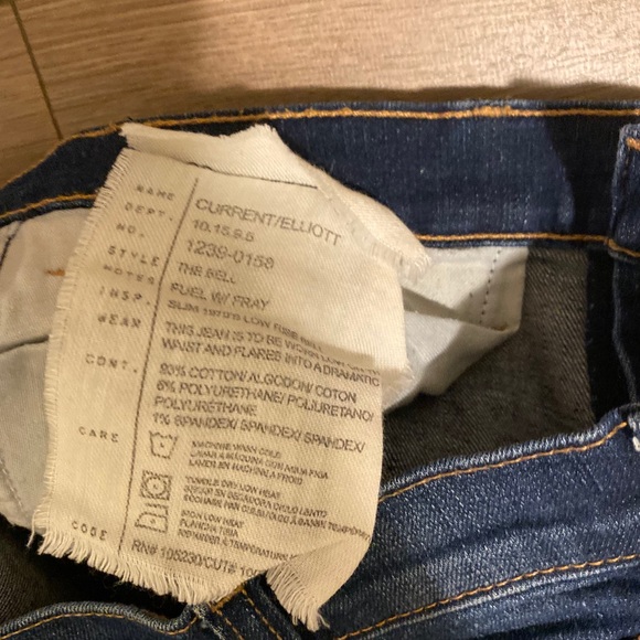 Current Elliot bell flare jeans size 26 - Picture 3 of 5